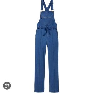 Duluth Trading Co Square Bib Overalls with drawstring waist